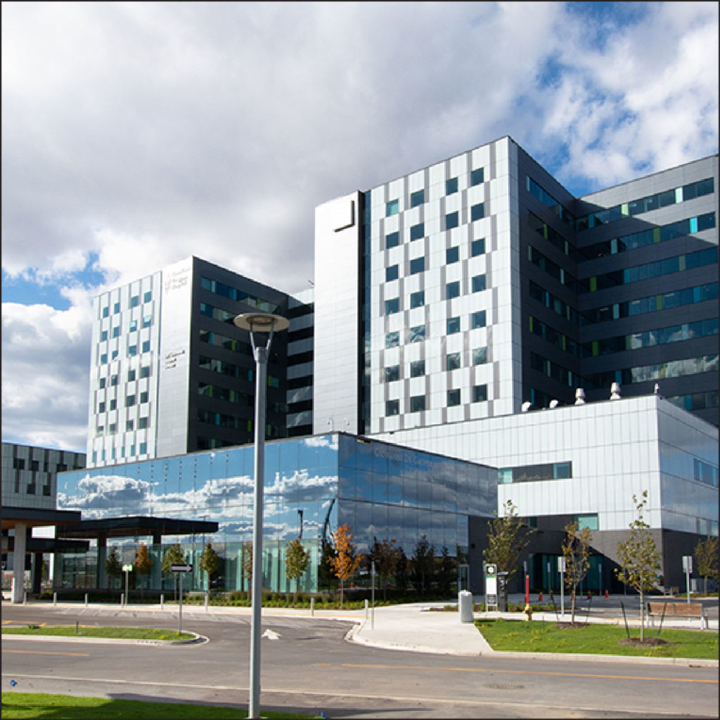 Image of the Mackenzie Health smart hospital in Canada